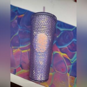 BNWT Glittery Purple Studded Starbucks 24 oz Tumbler - Chinese Release